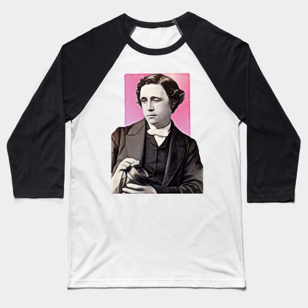 English Author Lewis Carroll illustration Baseball T-Shirt by Litstoy 